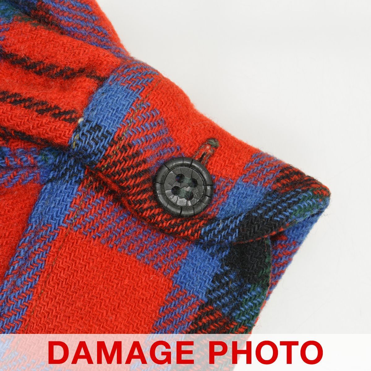 McGREGOR】40s 筆記体タグ マチ付 チェック柄ウール長袖シャツ - メルカリ