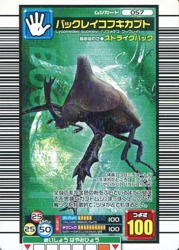 旧ムシキング 中古】ムシキング 057-A[キラ赤]：バックレイコフキカブト