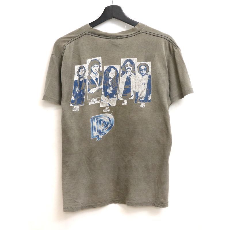 【希少】★80年代ヴィンテージ★　ディープパープル　バンドTシャツ　MJ26 ディープパープル DEEP PURPLE 黒 バンド Tシャツ tee ティー