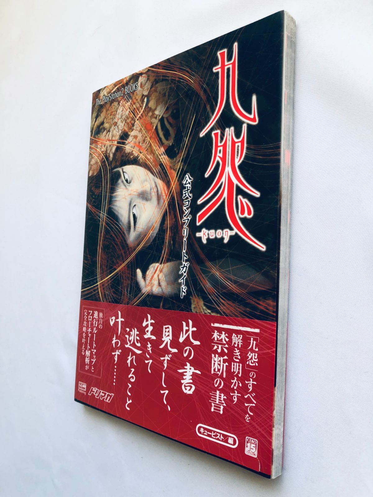 九怨 公式コンプリートガイド PS2 ブック 攻略本 初版 帯 Kuon 