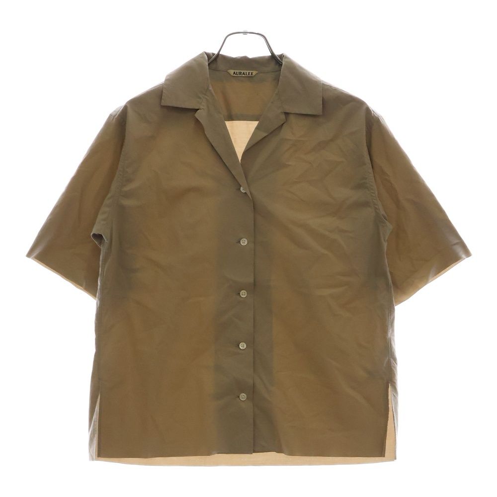 AURALEE オーラリー 18ss オープンカラーシャツ 【公式通販】