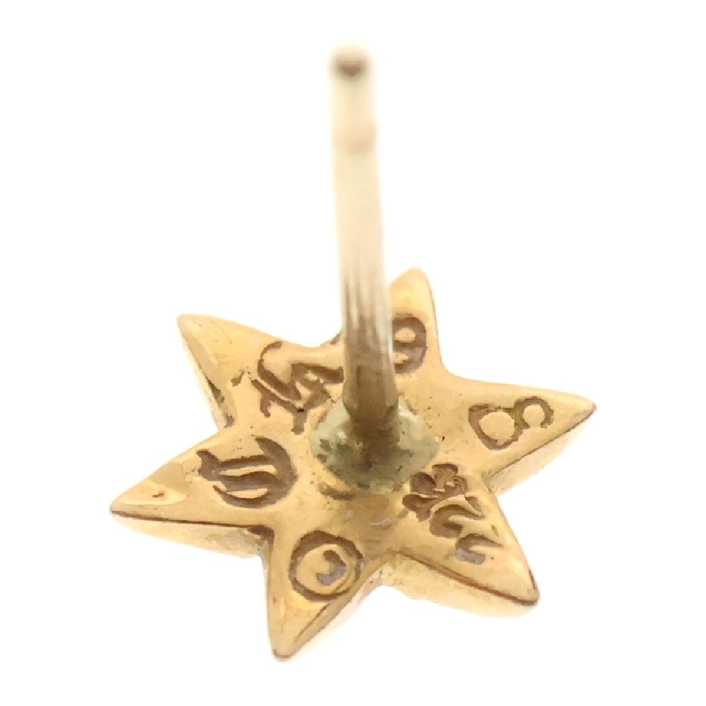 CHROME HEARTS (クロムハーツ) 22K CO STAR スタースタッド ゴールド