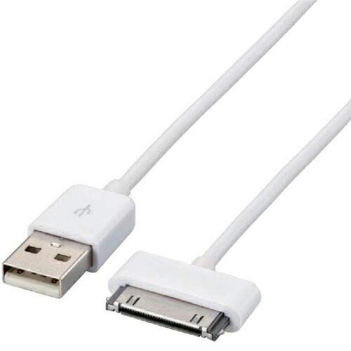 新着商品 通信 全長１ｍ 充電同期対応 30ピンコネクタ 同期 充電 Dock Dock Dock Connector 充電 1m to 100cm データ通信 USB ドックコネクタ 30ピン cable ケーブル 対応 USBケーブル iPad iPod