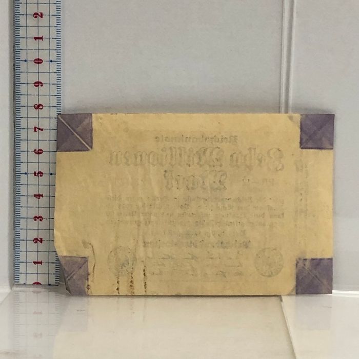 1 ドイツ ハイパーインフレ 1000万マルク 1923年 古紙幣 外国