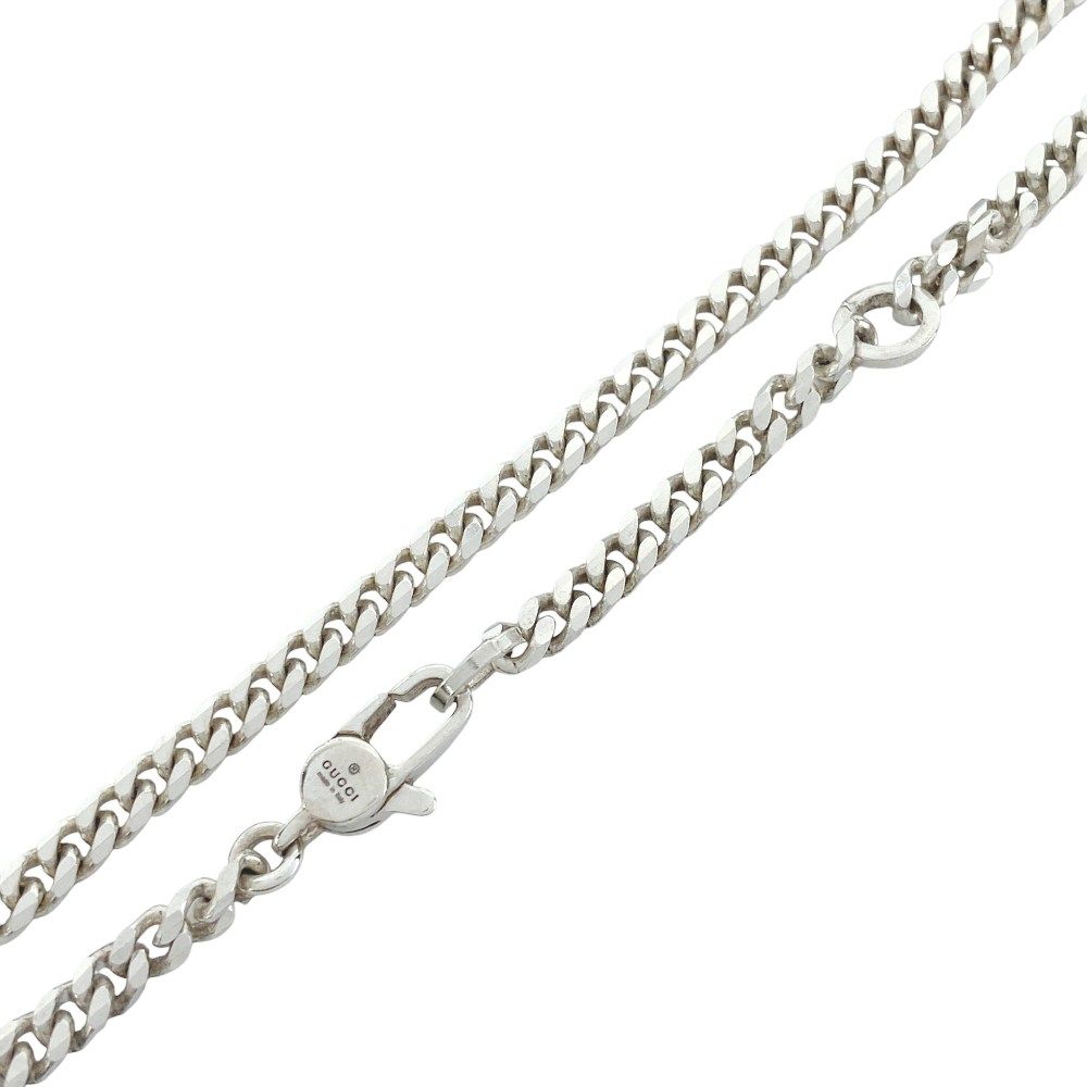 □中古□ グッチ ノットインフィニティ ネックレス プレート