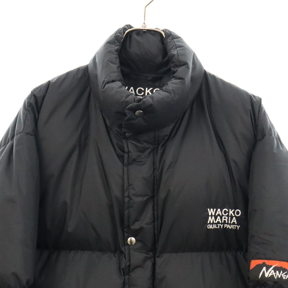 WACKO MARIA ロゴ刺繍ダウンジャケット WACKO MARIA (ワコマリア) 23AW ×NANGA DOWN JACKET 23FW-WMO