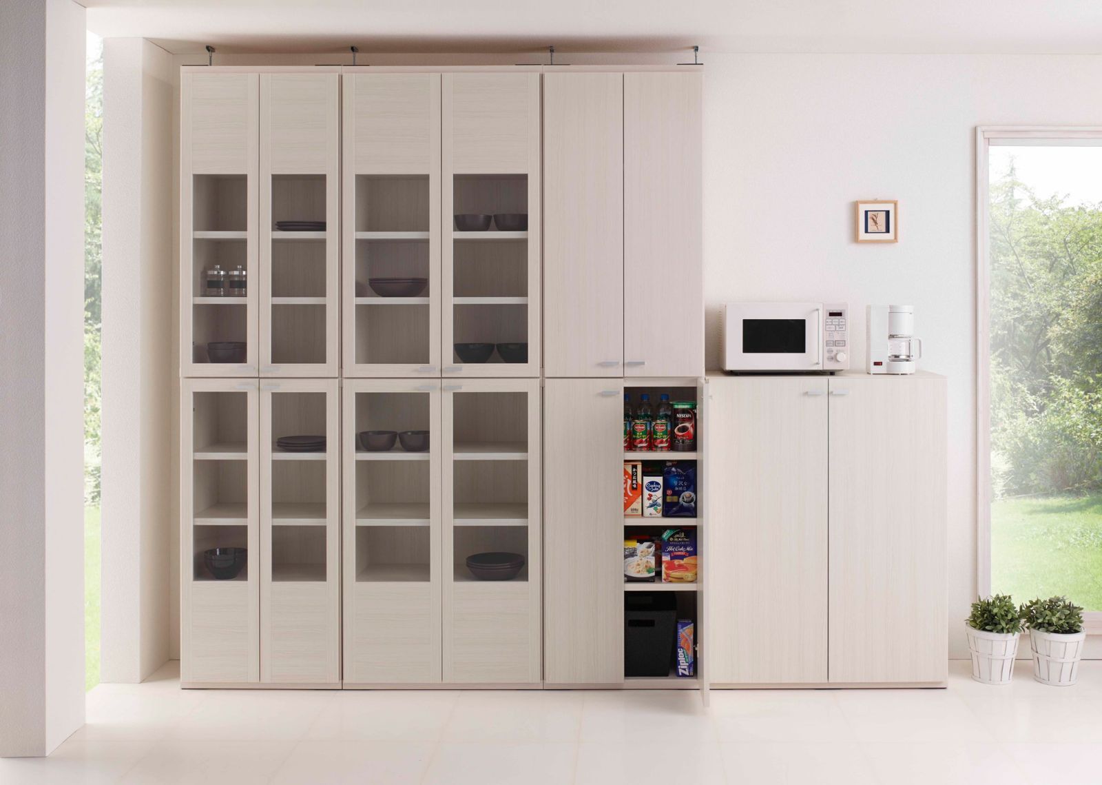 幅60×高さ113cm リビングシェルフ