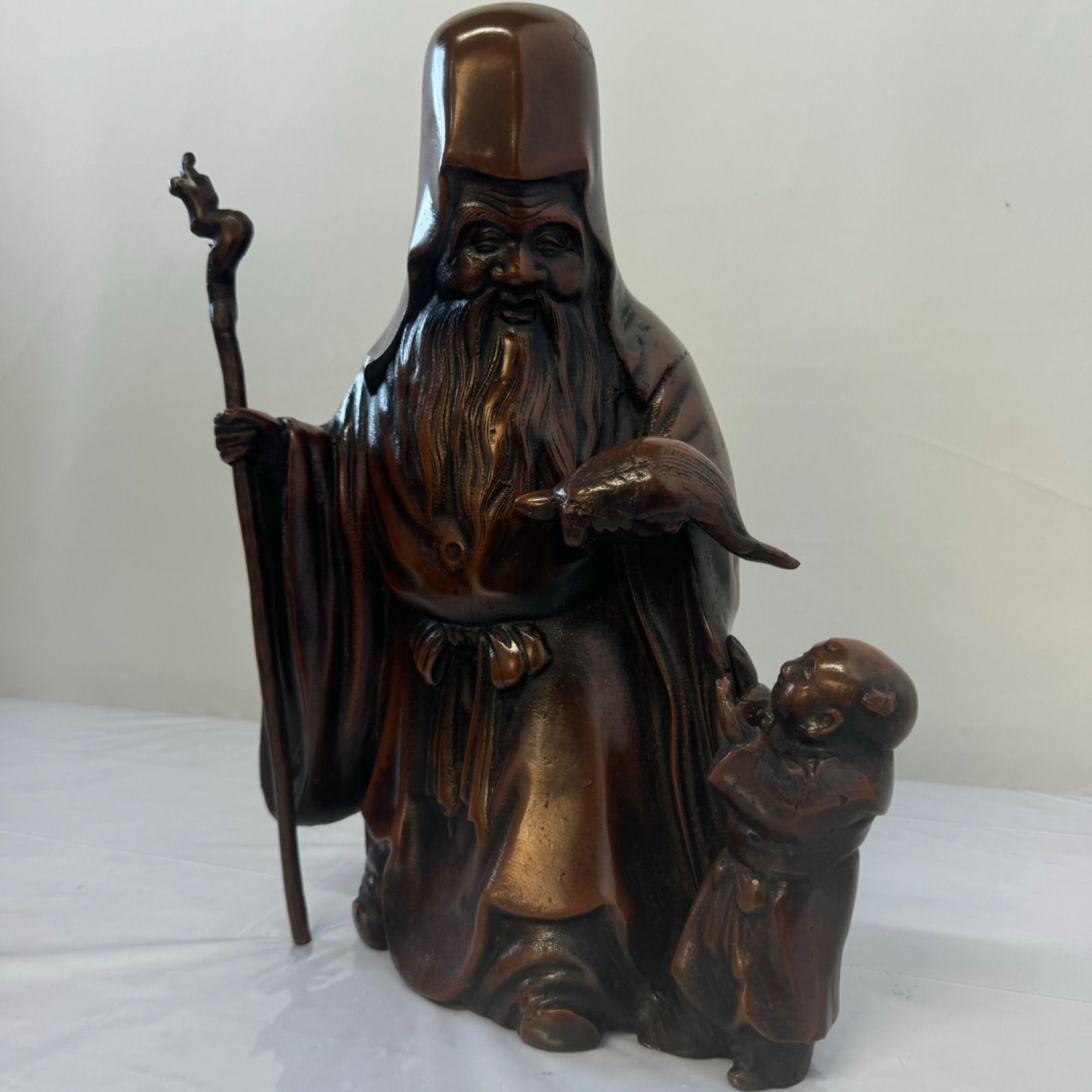 鋳物製(七福神の寿老人) 【公式通販】