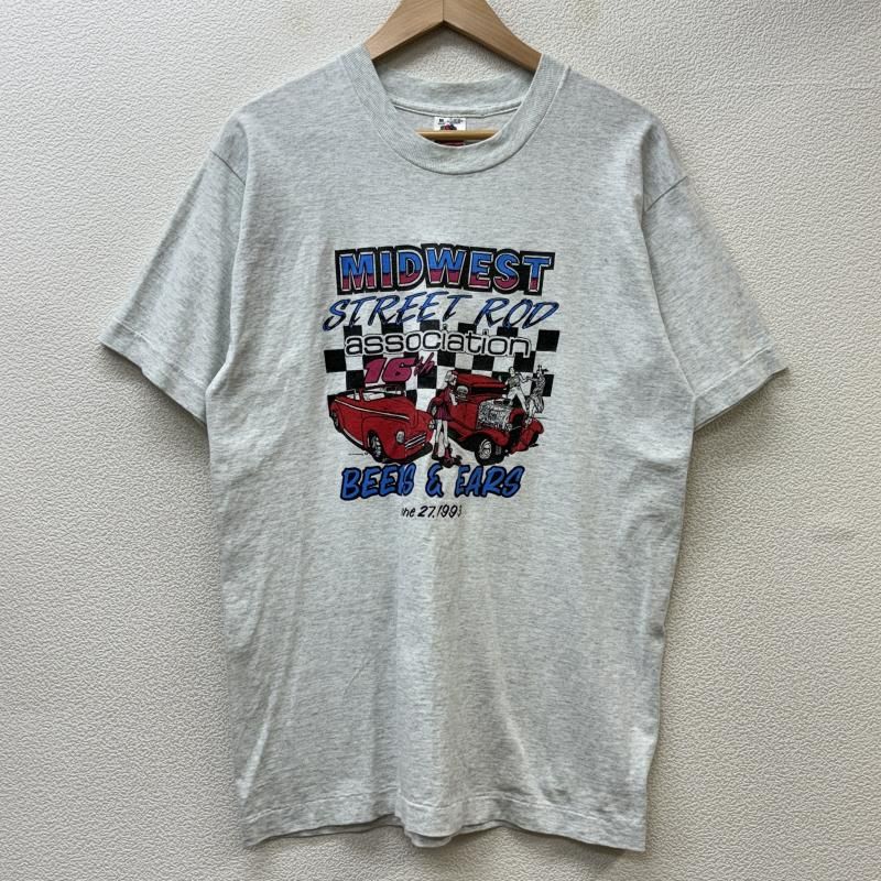FRUIT OF THE LOOM フルーツオブザルーム Tシャツ 半袖 93年 ビンテージ USA製 MID WEST BEERS＆EARS プリント クルーネック