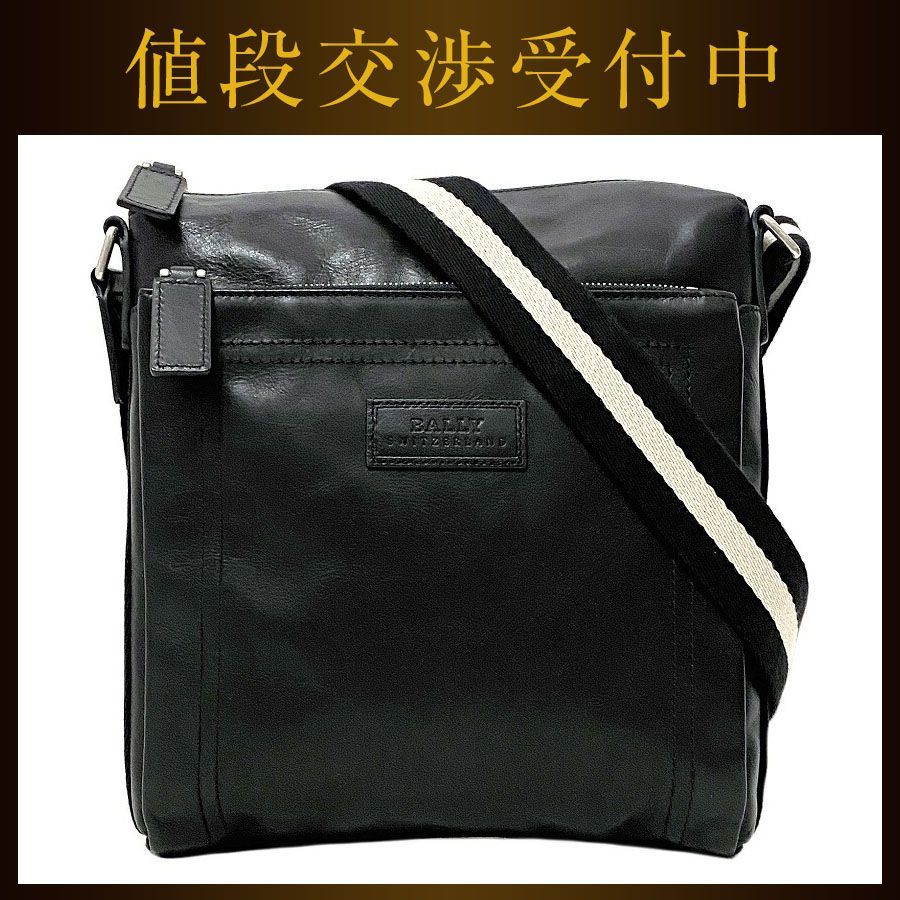 バリー ショルダーバッグ ブラック TUSTON-SM 美品 レザー 中古 - メルカリ