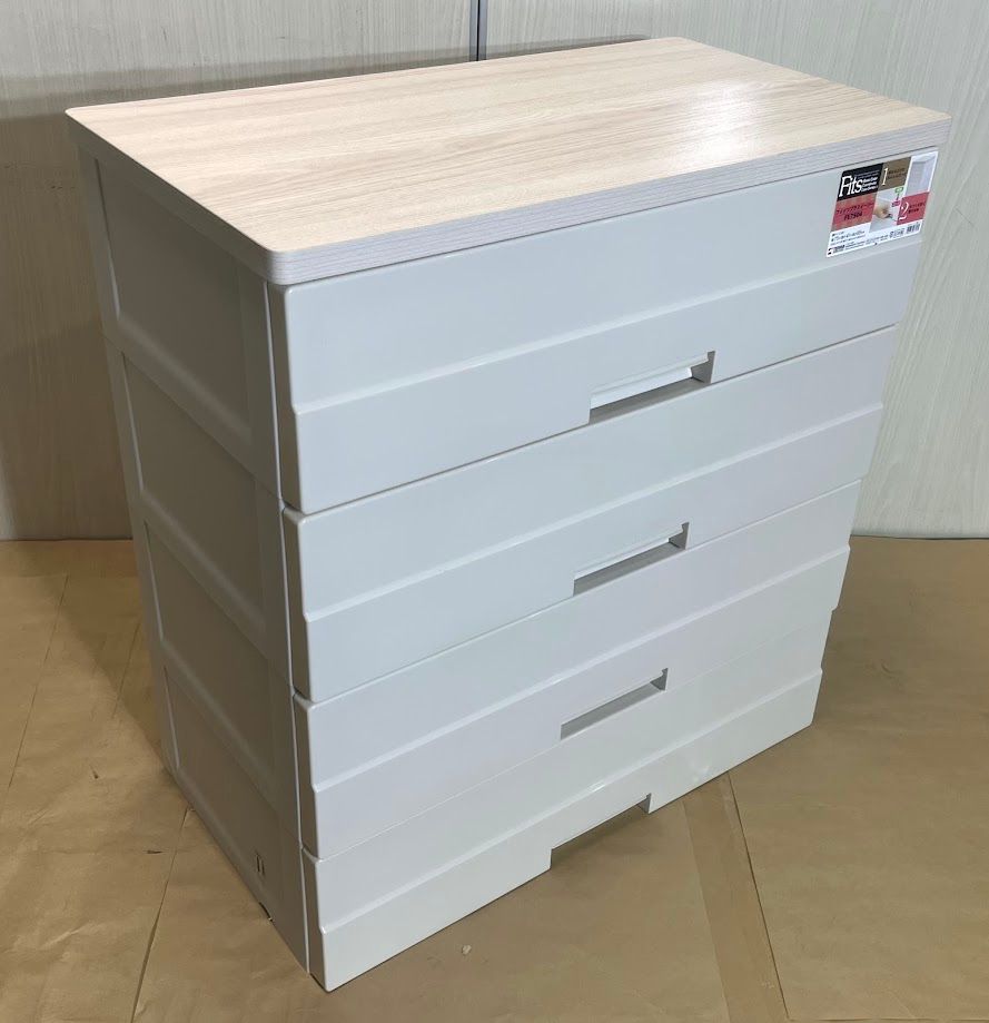 天馬(Tenma) フィッツプラスイージー 4段 FE7504 カプチーノ