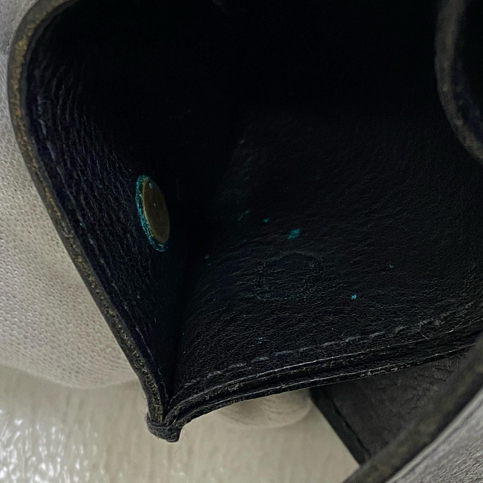 加古川店】 中古 CORBO | コルボ 三つ折り財布 ブラック 【124  