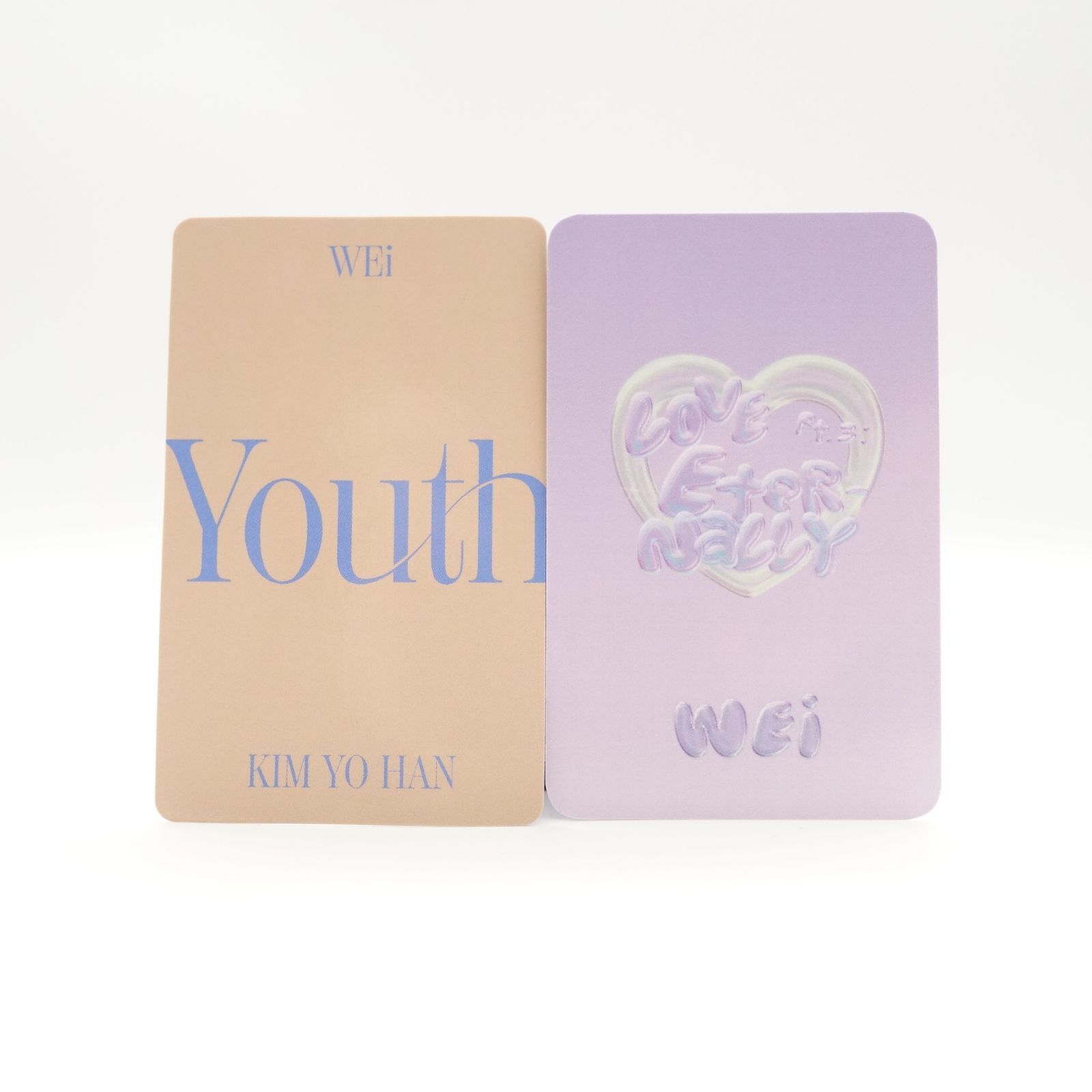 WEi ヨハン 直筆サイン トレカ フォトカード WEi キム ヨハン 写真集 Ktown4u ヨントン 応募者 Youth トレカ
