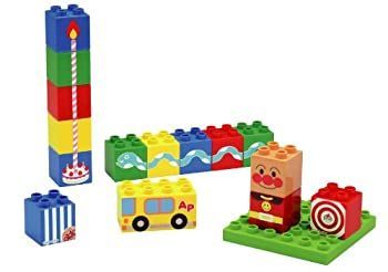 【中古】BlockLabo ブロックラボ アンパンマン はじめてできたよ! アンパンマンブロックあそびセット