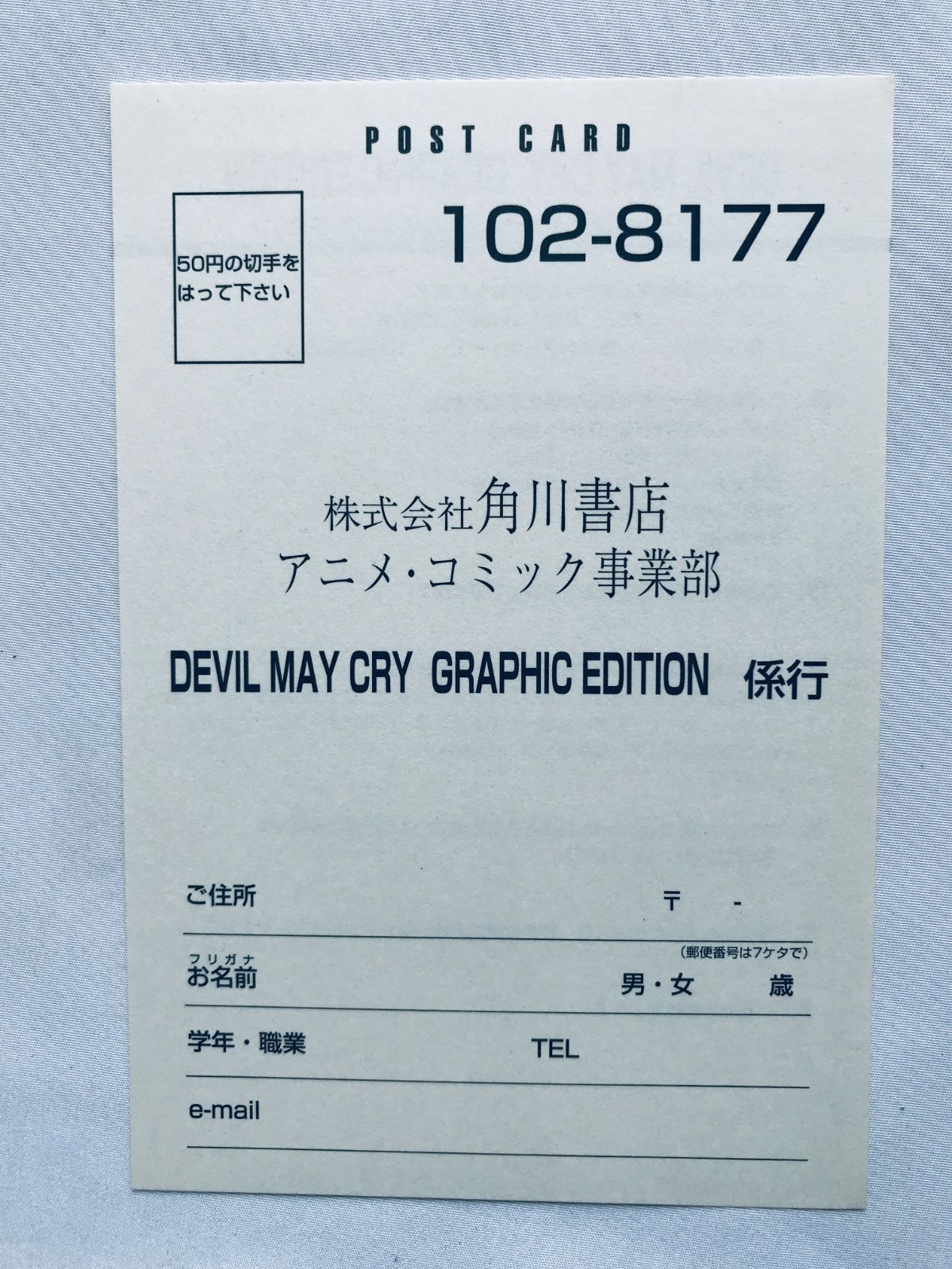 デビルメイクライ グラフィックエディション 設定資料集 初版 帯 