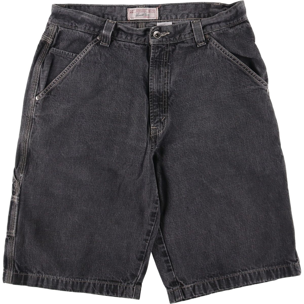 古着 00年代 リーバイス Levi s SIGNATURE ブラックデニムショーツ ショートパンツ メンズw33相当|eaa549266