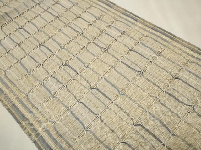 平和屋着物●八寸名古屋帯　もじり織　吉祥文　金糸　正絹　逸品　CAAT0882hy 平和屋着物○八寸名古屋帯 もじり織 吉祥文 金糸 正絹 逸品 CAAT0882hy