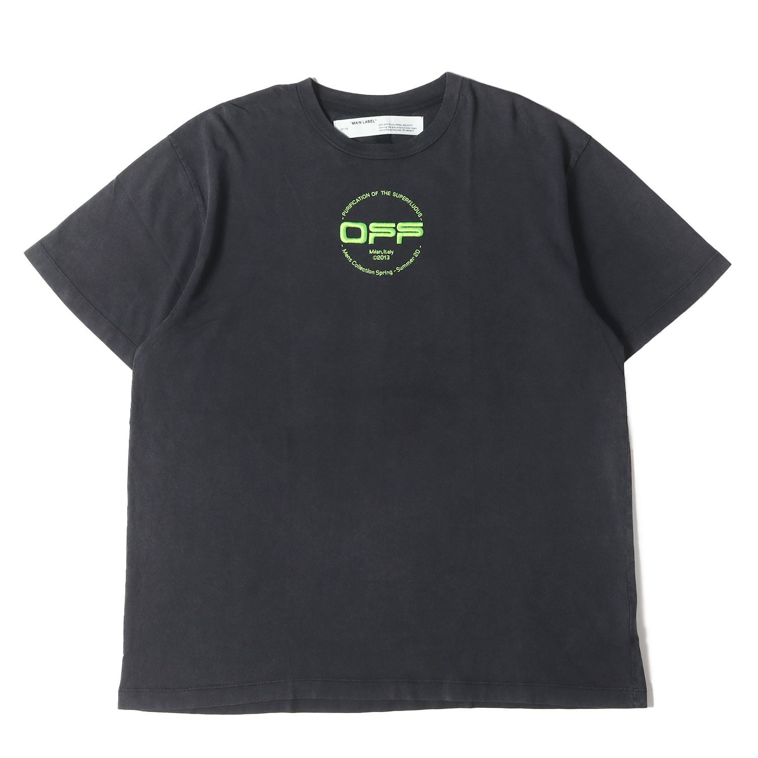 OFF-WHITE オフホワイト Tシャツ ブラック 黒 サイズ:XL | 20SS 絵画 