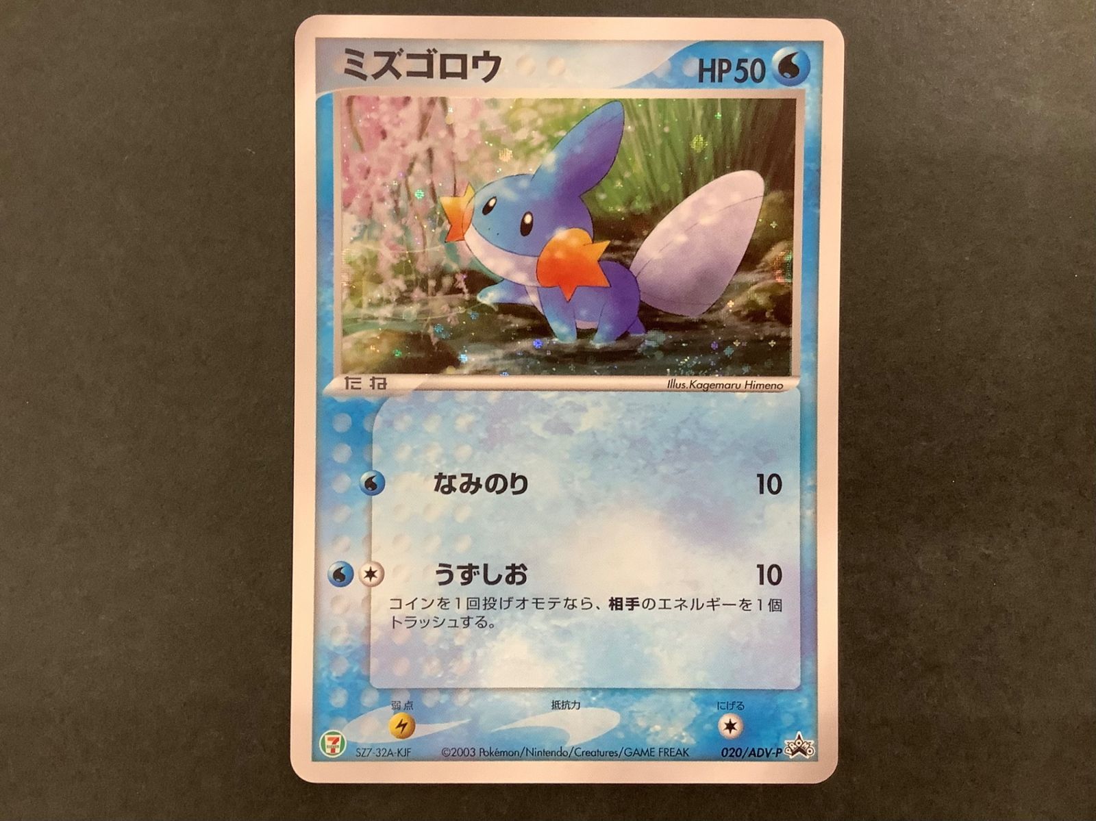 ミズゴロウ PROMO ADV-Pプロモカード 019/　セブンイレブン ミズゴロウ ポケモンカード セブンイレブン プロモカード - メルカリ