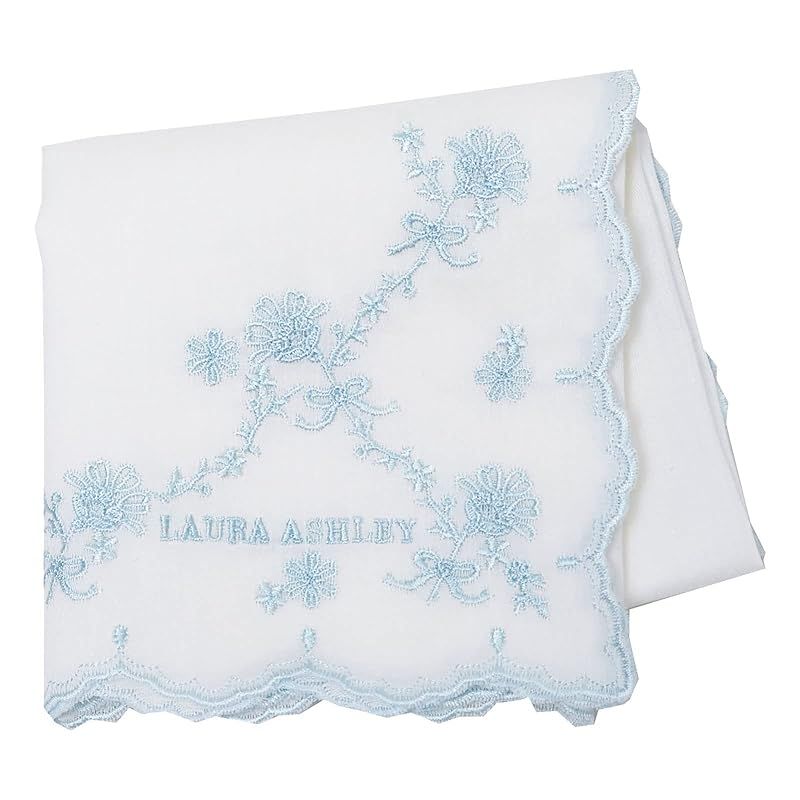 新品未使用　TARA BLANCAストール　ローラアシュレイハンカチ　セット売り 新品未使用 TARA BLANCAストール ローラアシュレイハンカチ