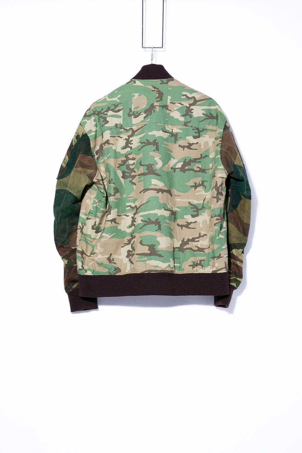 HOUSTON B-15B CROWN Zipperフライトジャケット カーキ 改良が重ねられ