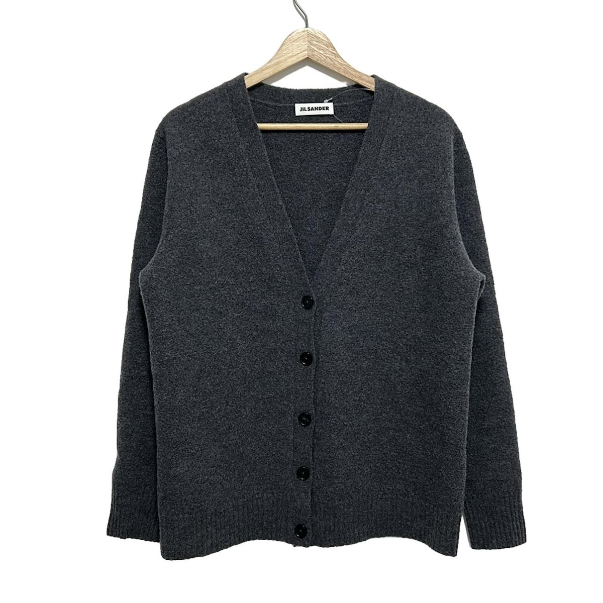 JILSANDER ジルサンダー カーディガン サイズ36 S レディース - J01HP0002 ダークグレー 長袖
