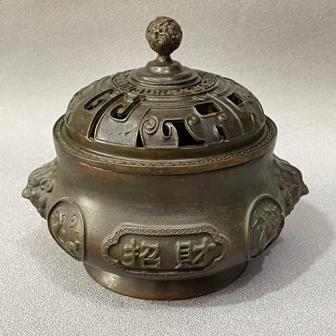 八仙香炉 銅 細工 美術品 茶道具 香道具 装飾品 工芸品 置物 銅細工 美女の置物 装飾品 工芸品 美術品 八仙香炉 銅 細工 美術