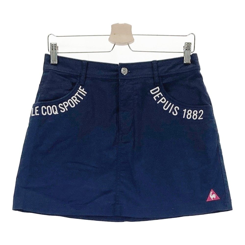 サイズ：11 LE COQ GOLF ルコックゴルフ  ストレッチスカート  ネイビー系 [240101376265]# ゴルフウェア レディース ストスト