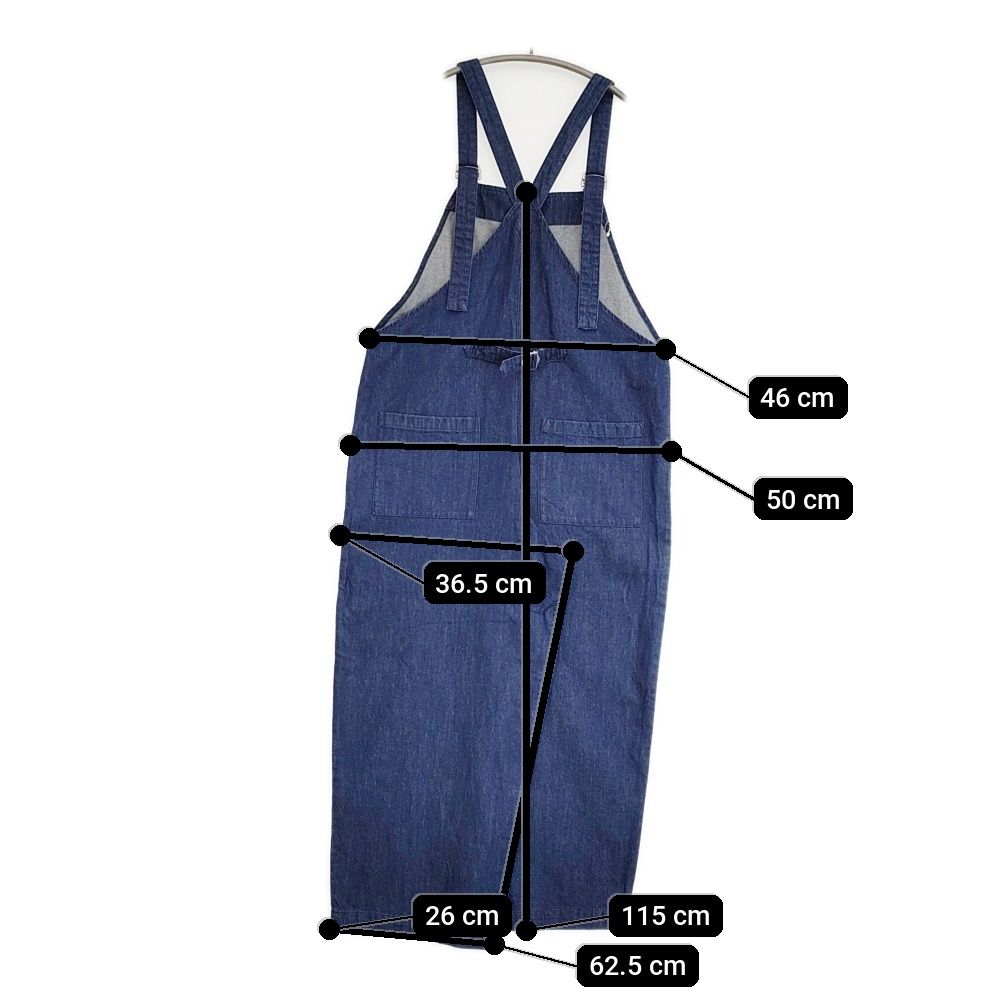 新品未使用　デニムイージーサロペット かぐれ デニムイージーサロペット（サロペット/オーバーオール）｜か