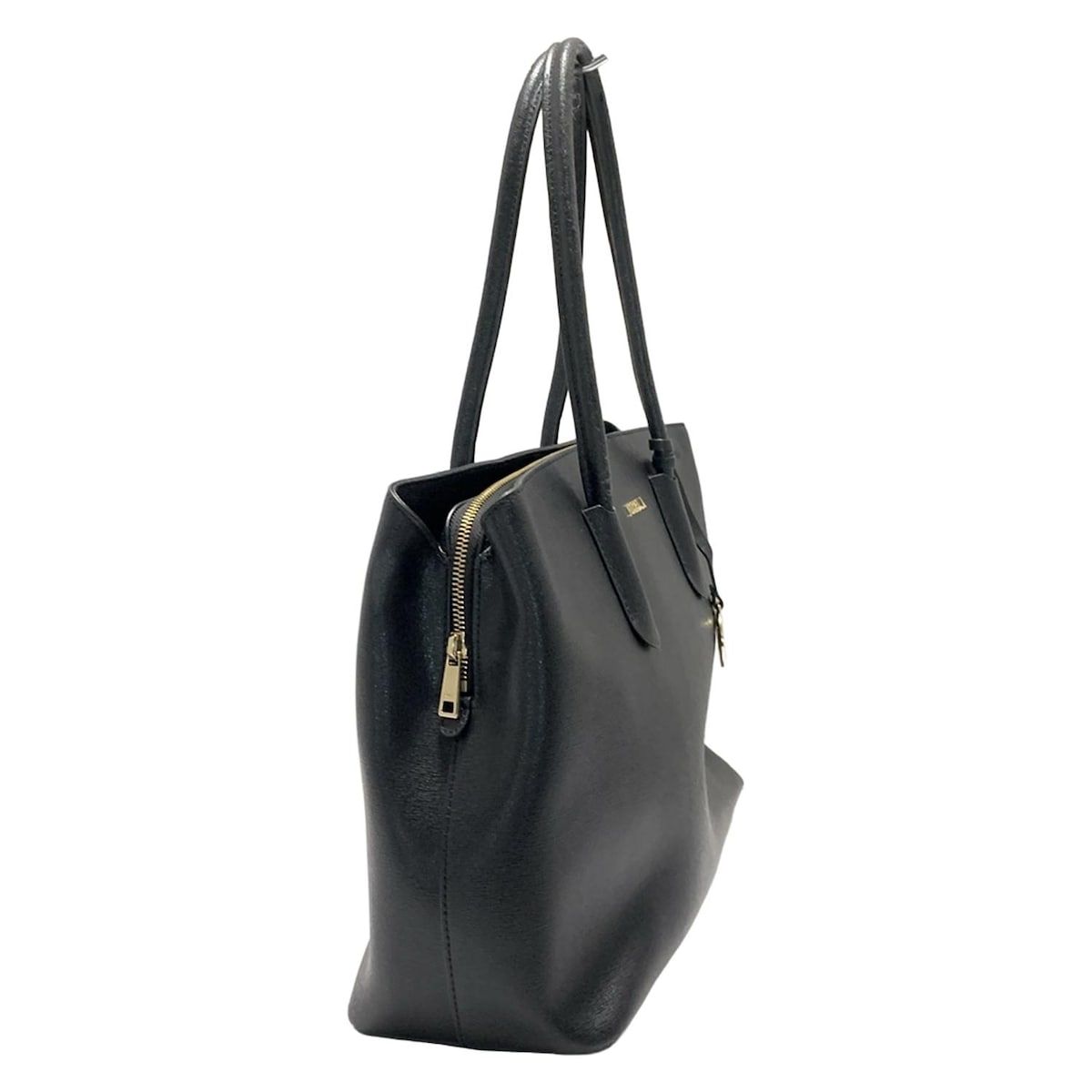 FURLA(フルラ) トートバッグ - 黒 レザー - メルカリ