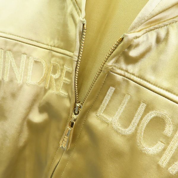 アンドレルチアーノ ANDRELUCIAND パーカー 半袖 ゴールド系 ジップ 