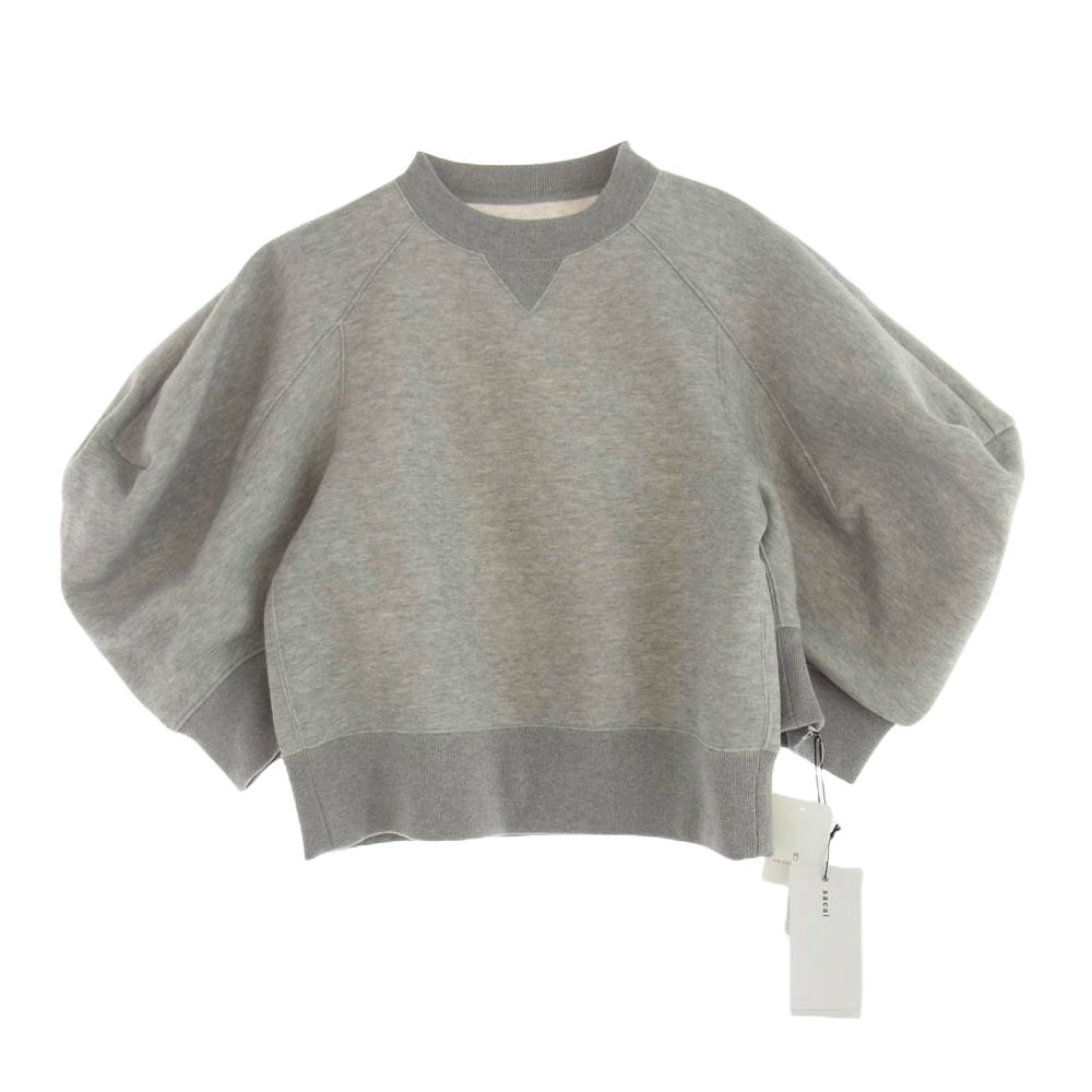 Sacai ✰サカイ✰ タグ付　新品　未使用　パフスリーブ　スポンジスウェット Sacai サカイ 25SS 25-07688 Sponge Sweat Pullover パフスリーブ