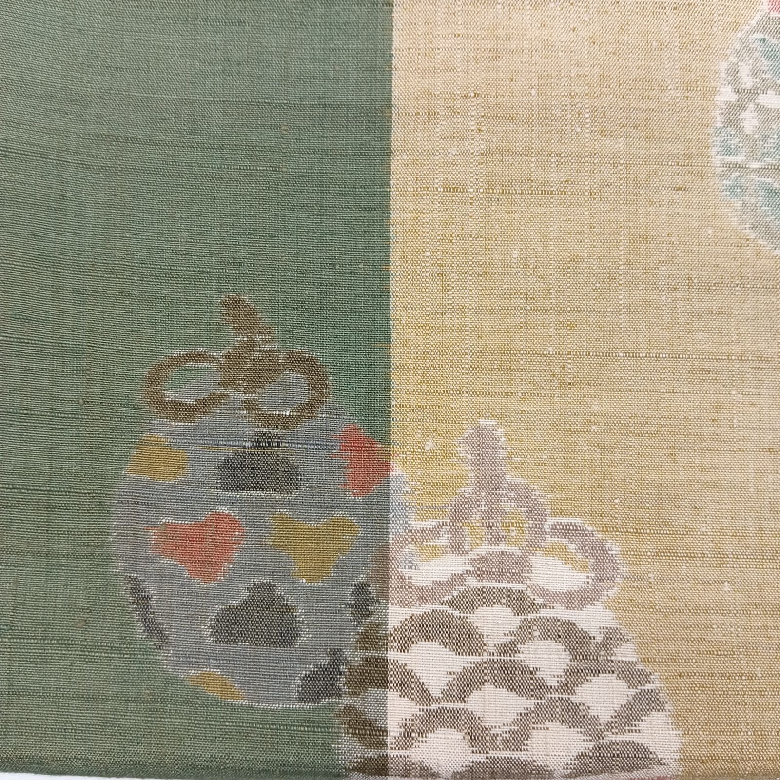 正絹 おしゃれ袋帯