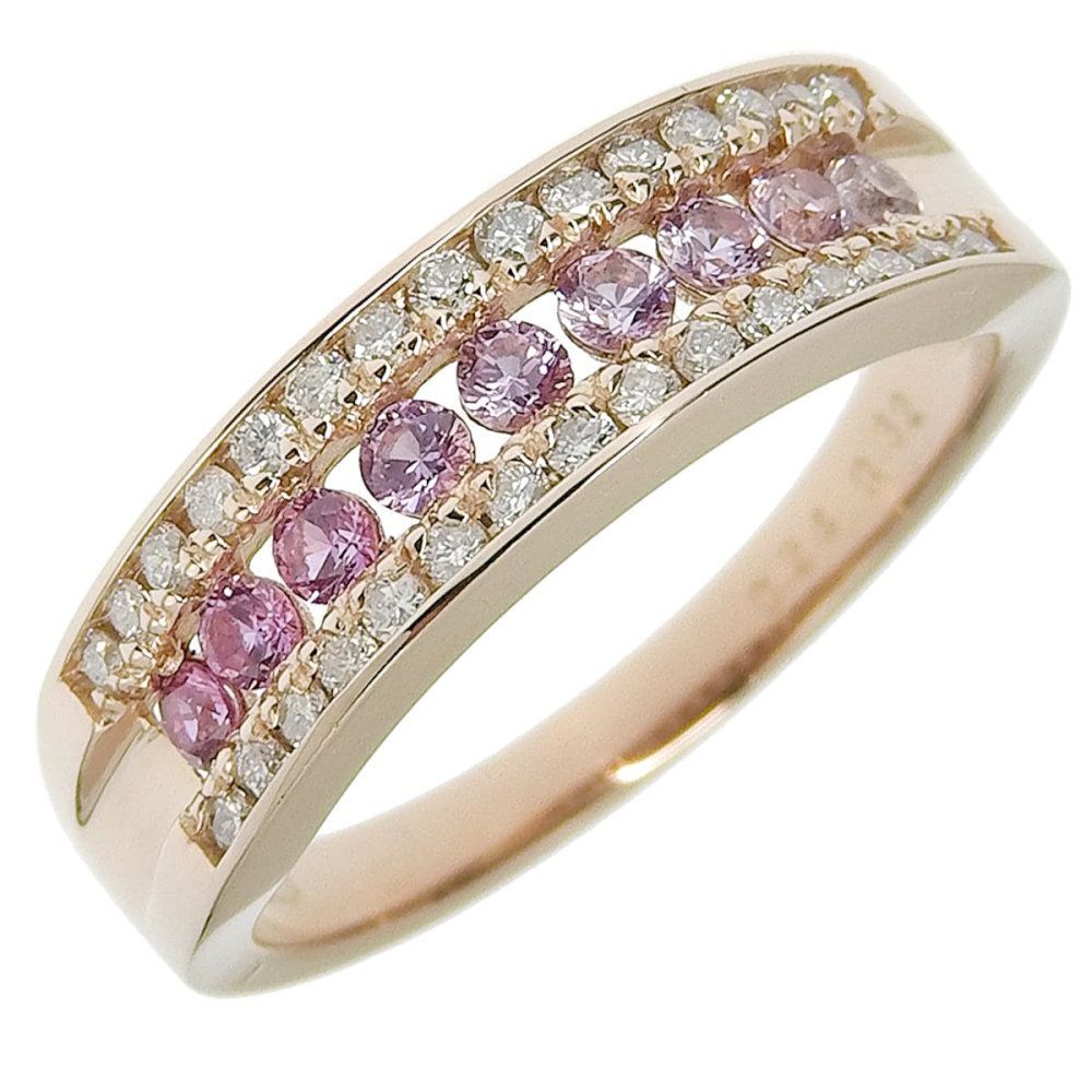 天然 サファイア リング レディース 指輪 ピンクゴールド 加工 天然石 9月 誕生石 お守り 誕生日プレゼント 女性 ブランド 天然 サファイア リング レディース 指輪 ピンクゴールド 加工 天然石