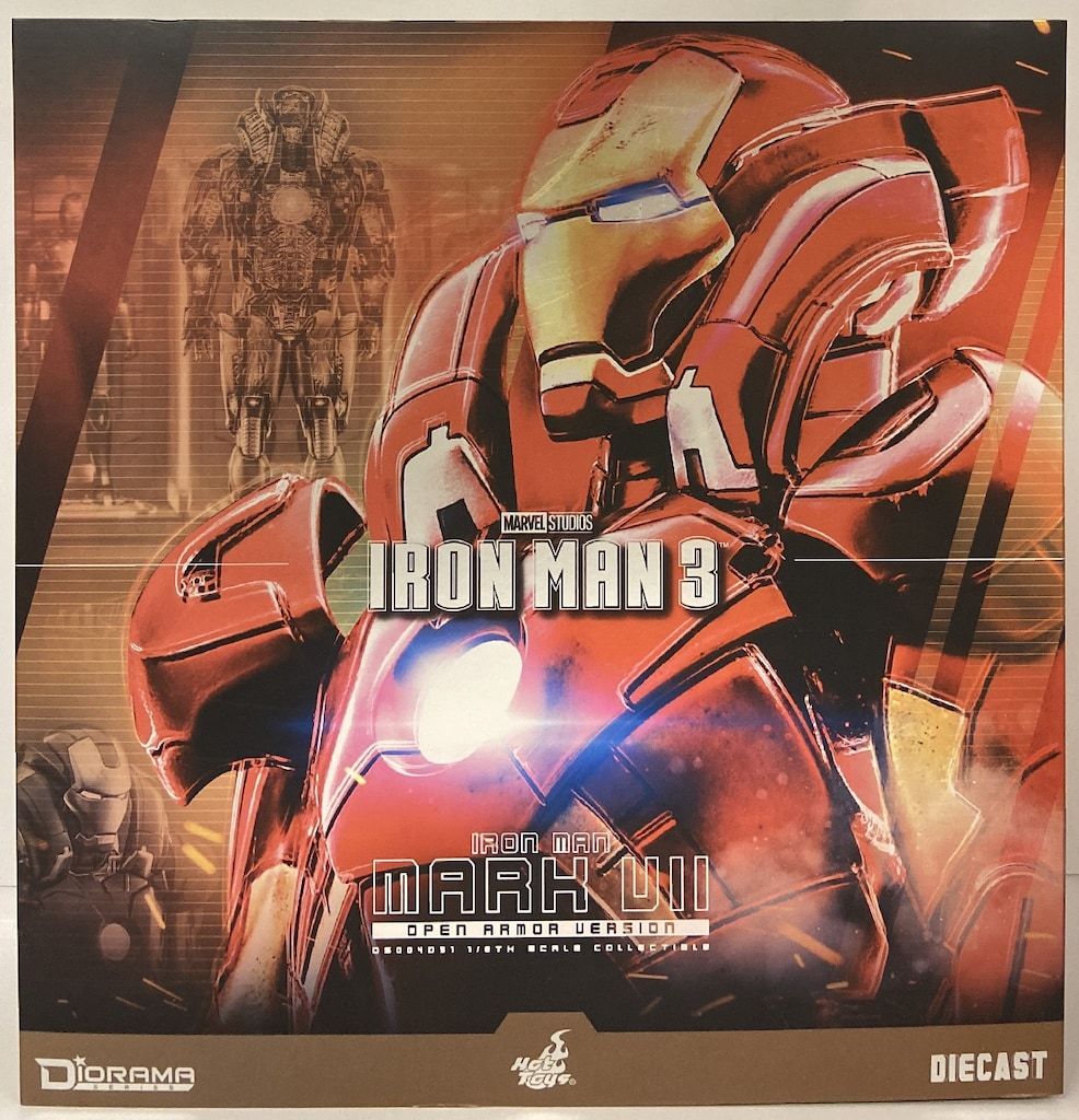 HOTTOYS DIORAMA | DIECAST IRON MAN MARK VII | OPEN ARMOR VERSION DS004D51