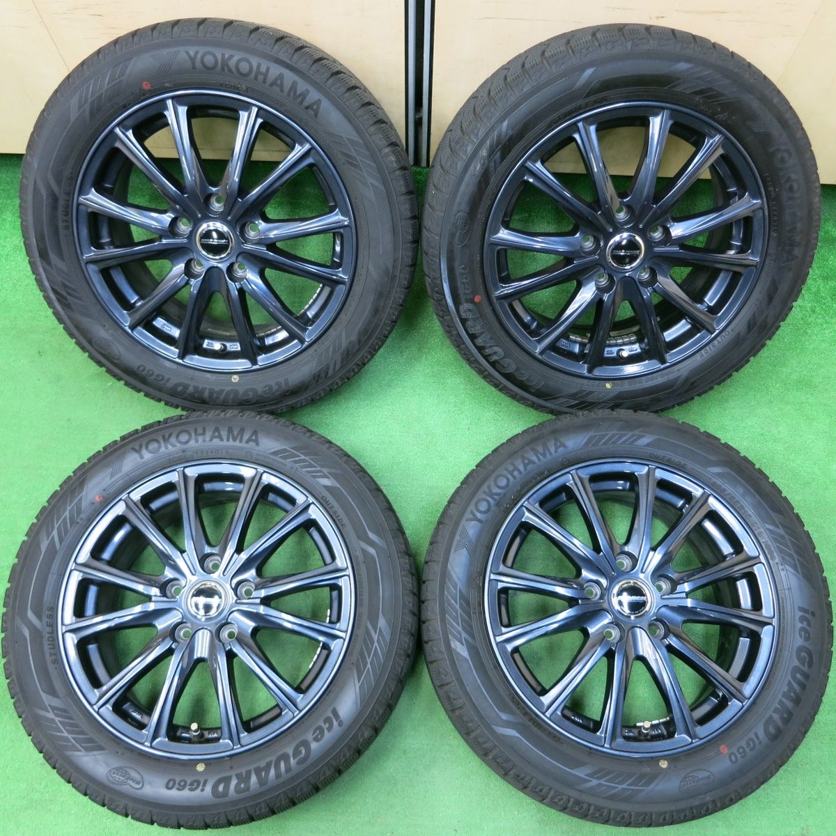 送料無料* バリ溝！キレイ！8.5分☆スタッドレス 205/55R16 ヨコハマ アイスガード iG60 WAREN ヴァーレン 16インチ  PCD114.3/5H☆4042403イス - メルカリ