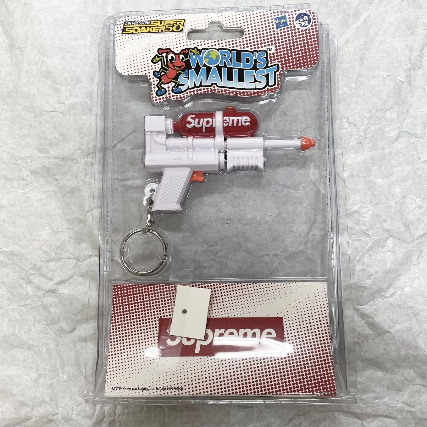 未開封 Supreme 19SS SUPER SOAKER 50 WATER BLASTER KEYCHAIN 水鉄砲