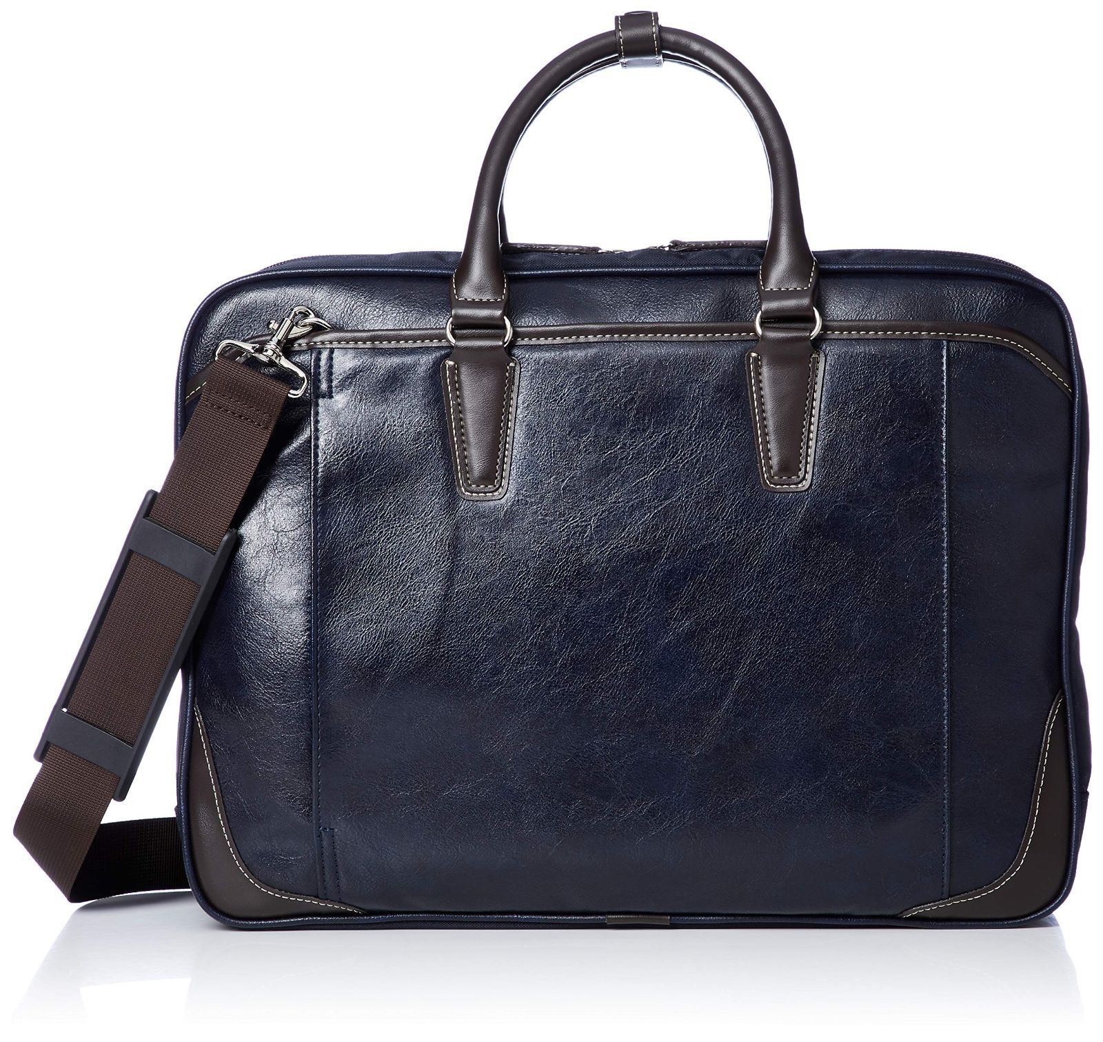 ネイビー ハクバ Fineseed TOKYO ビジネスバッグ BB1604 B4サイズ対応 16インチPC対応 2ルームタイプビジネスカジュアル 通勤 出張 大容量 普段使い ネイビー
