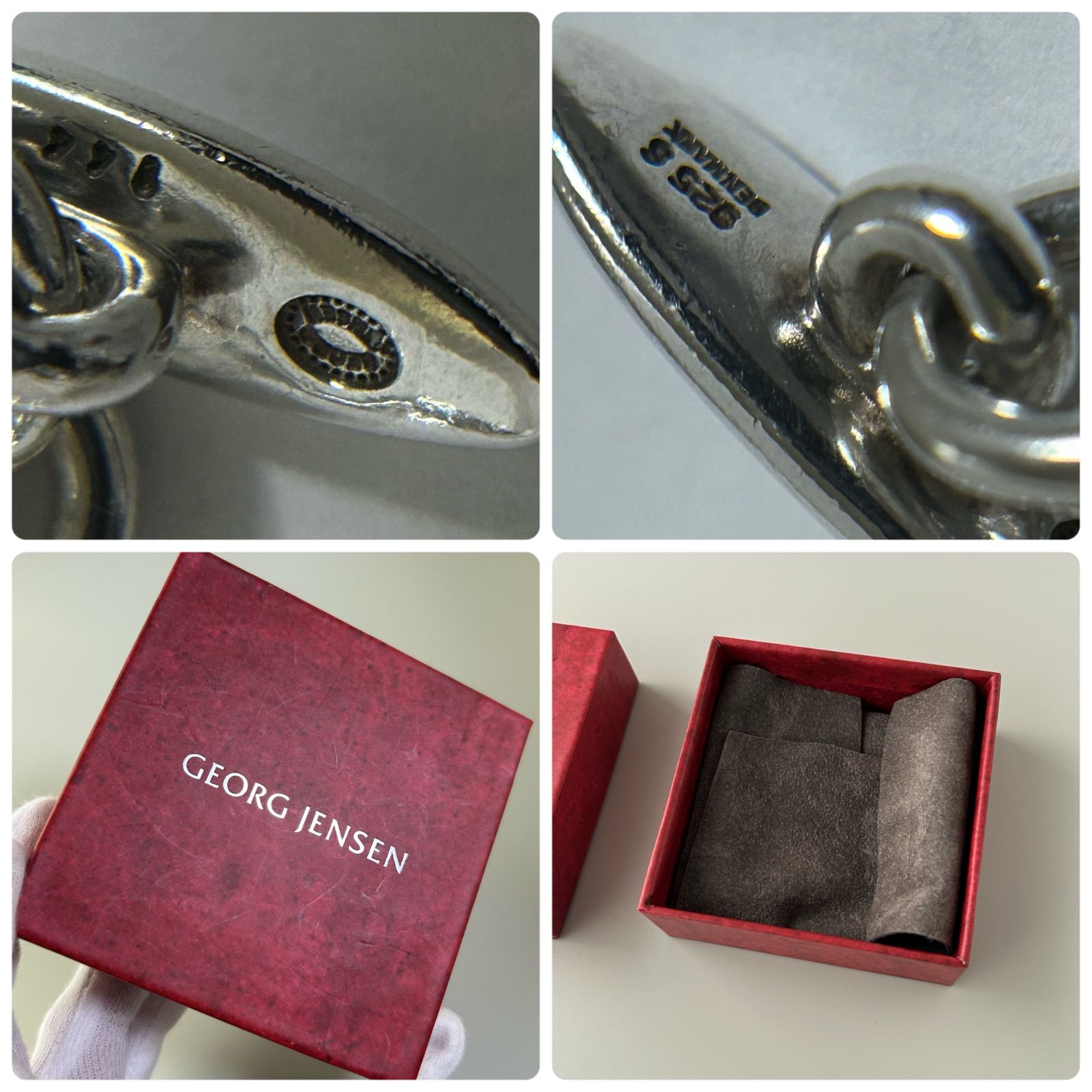  ジョージ・ジェンセン  レア 記念品 Georg Jensen Sterling Silver ブレスレット No 447