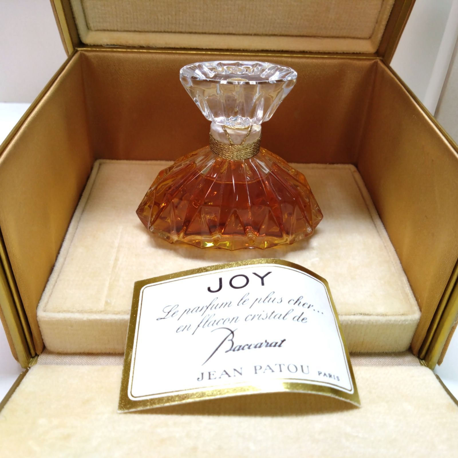 317317 JEAN PATOU ジャンパトゥ JOY ジョイ 30ml バカラ クリスタルボトル 香水 PARFUM パルファム パフューム レア 希少  限定 - メルカリ