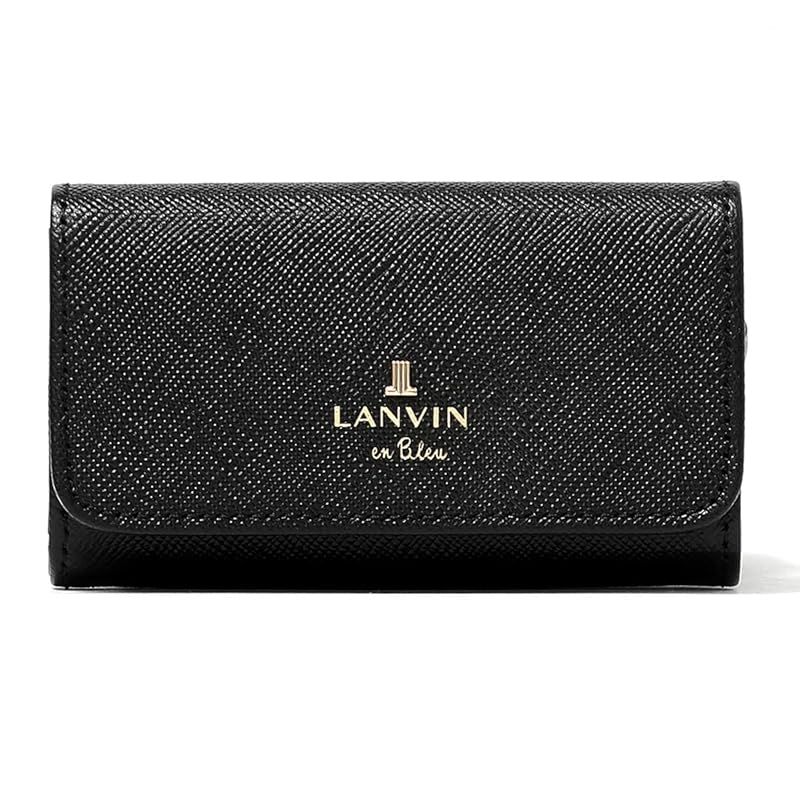 【新着商品】[ランバンオンブルー] ブランドショッパー付き ギフト包装 キーケース 480115 リュクサンブール レディース 本革 レザー 【10】 ブラック（当社限定）