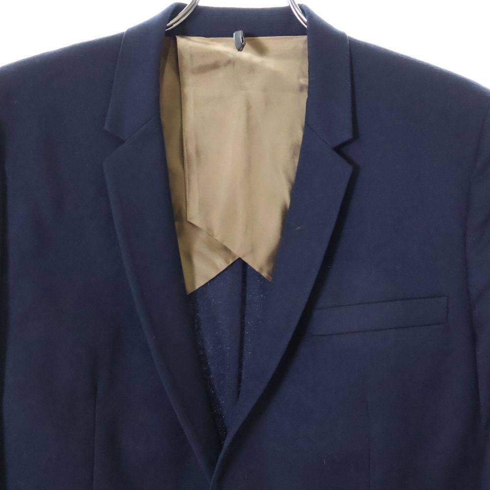 DIOR (ディオール) ウールカシミヤ混 2B シングルテーラードジャケット ネイビー 433C211D2000