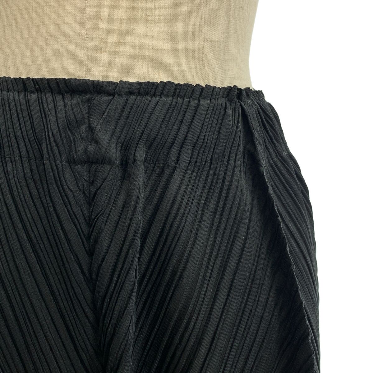 PLEATS PLEASE ISSEY MIYAKE プリーツプリーズイッセイミヤケ ワイド イージー パンツ 3 ブラック レディース
