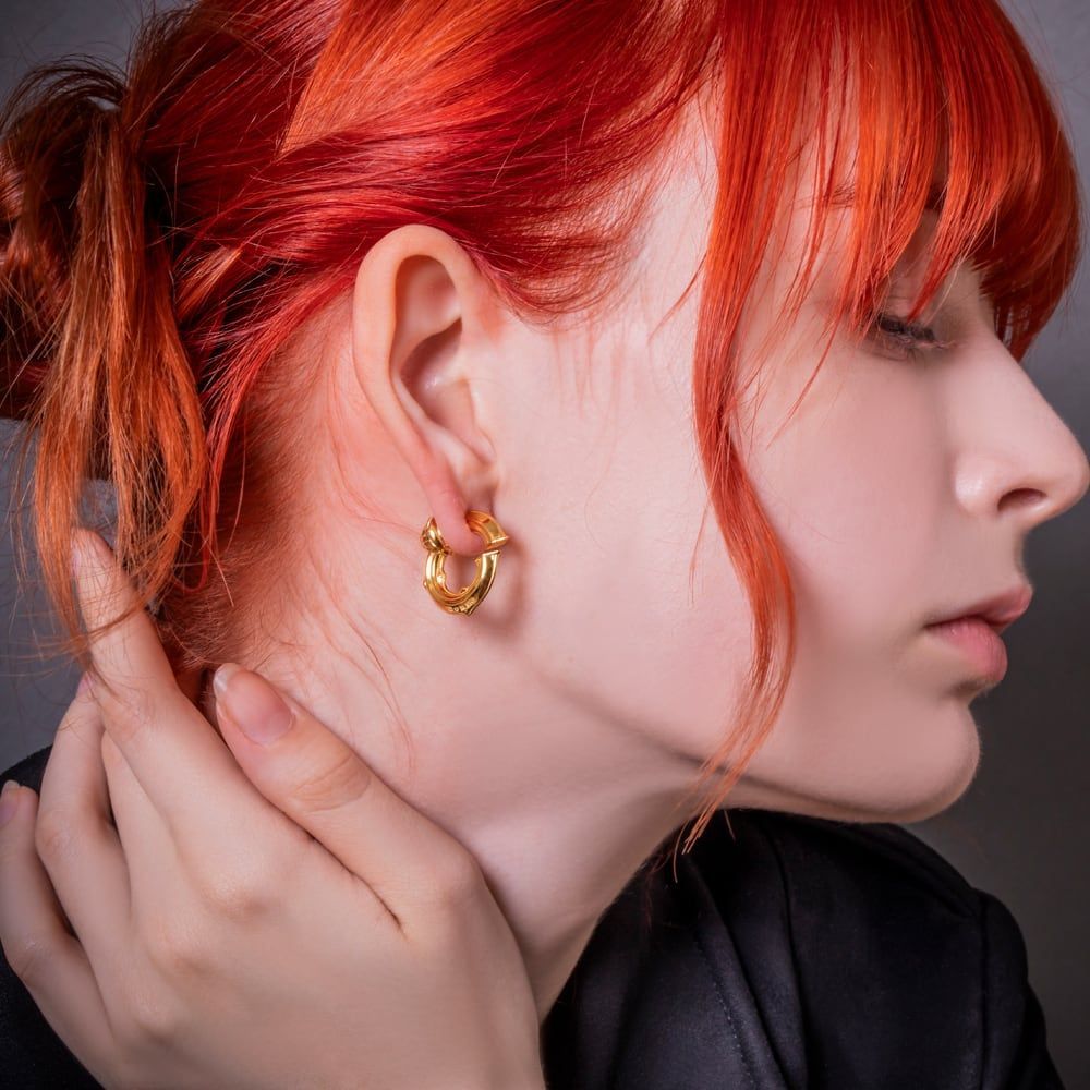 レイヤードCフープピアス アルテミスクラシック