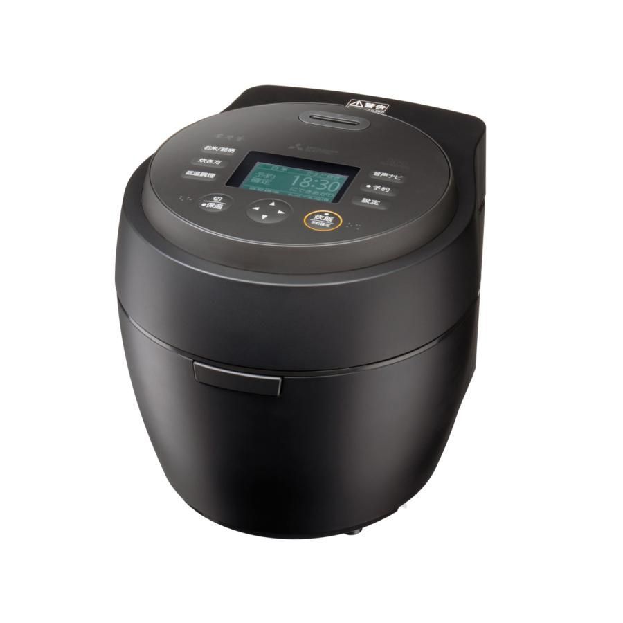 三菱電機 IHジャー炊飯器 本炭釜 紬 つむぎ 炭漆黒 5.5合炊き かまど炊き 八重全面加熱 銘柄芳潤炊き 高火力 お手入れ簡単 NJ-BW10G-B MITSUBISHI ELECTRIC