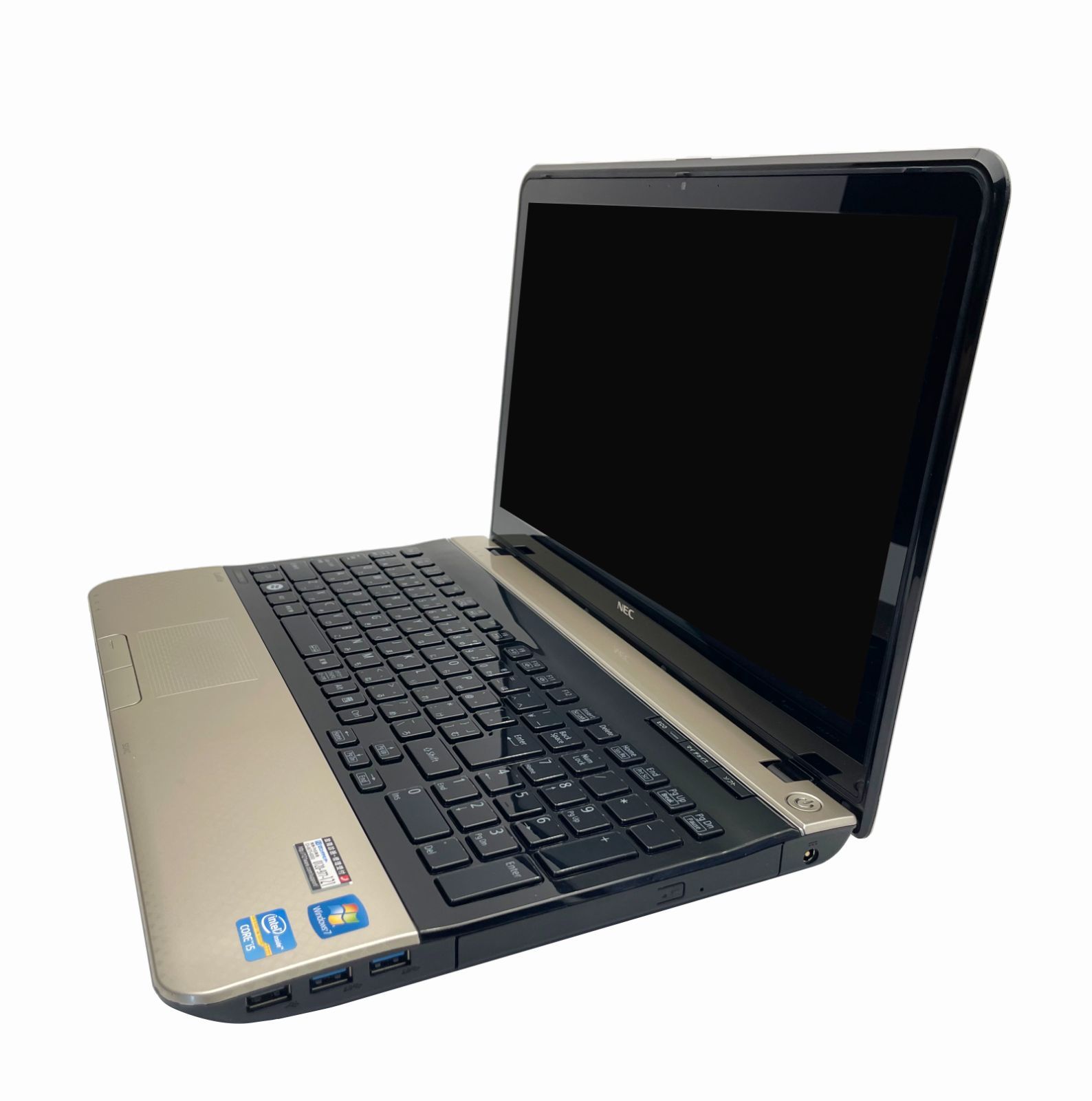 NEC LaVie LS550/H ノートパソコン 3世代Core i5 3210M 高速SSD 128GB ...