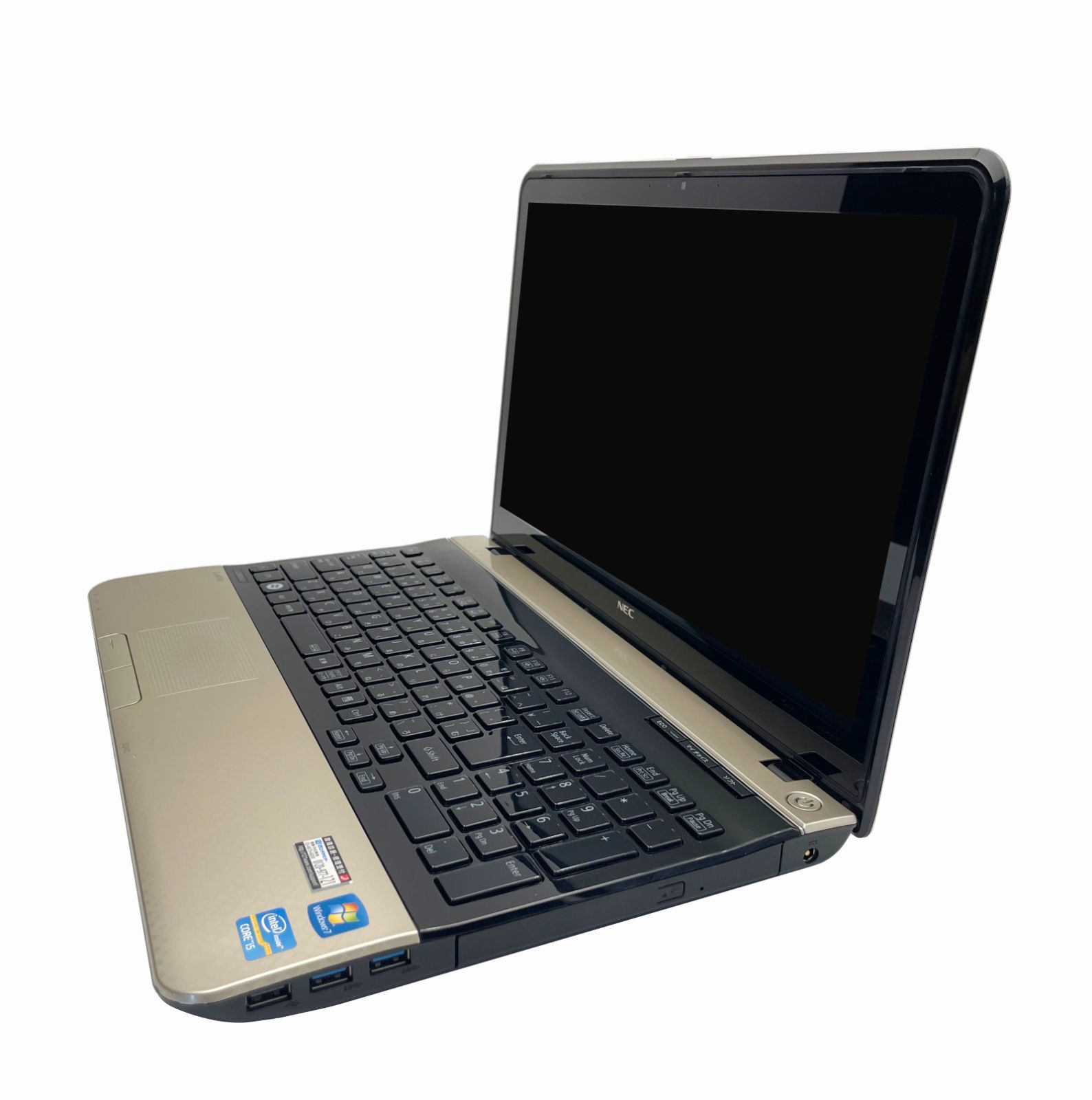 NEC LaVie LS550/H ノートパソコン 3世代Core i5 3210M 高速SSD 128GB