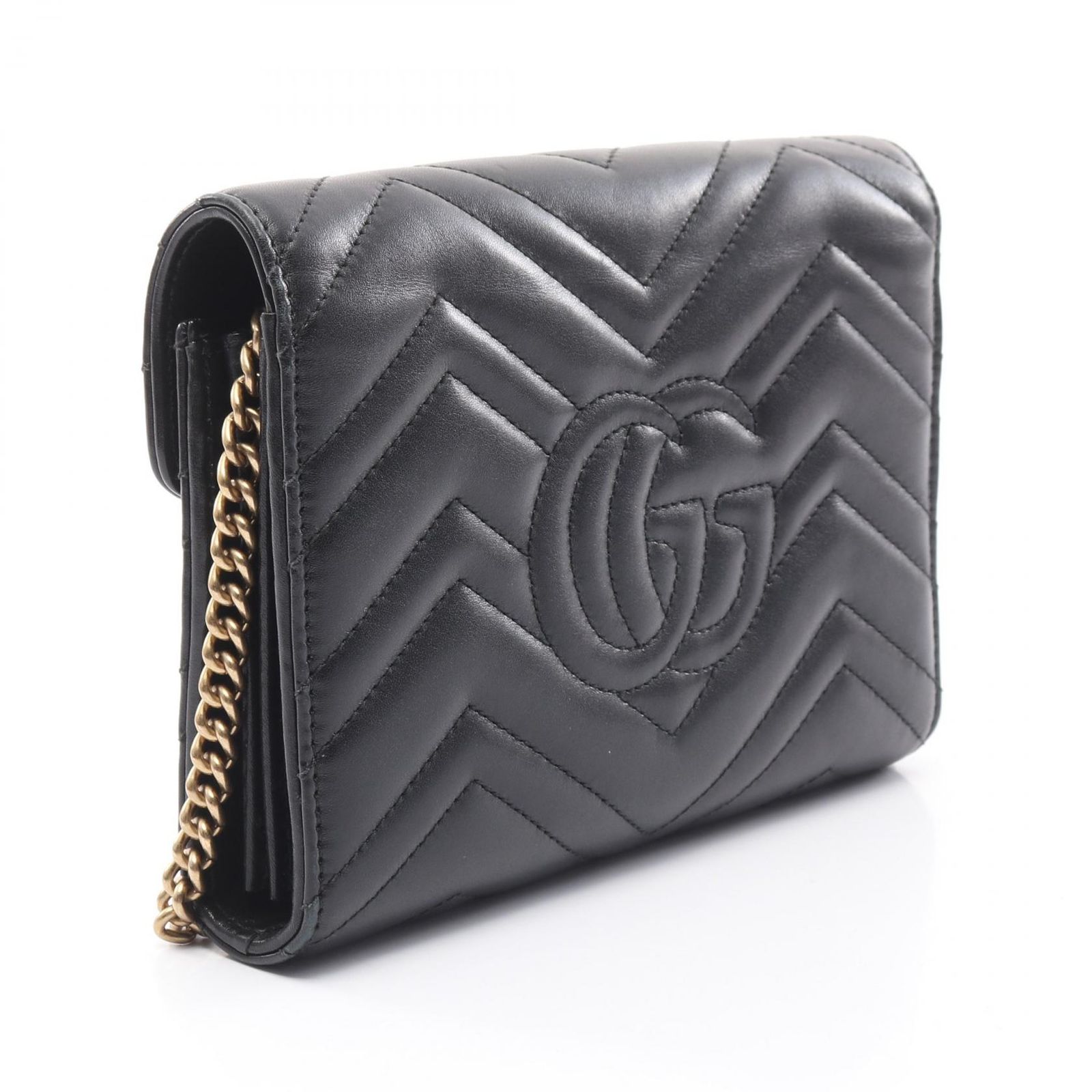 GUCCI グッチ 474575 GGマーモント チェーンショルダー GUCCI（グッチ） GGマーモント チェーンウォレット ショルダーバッグ