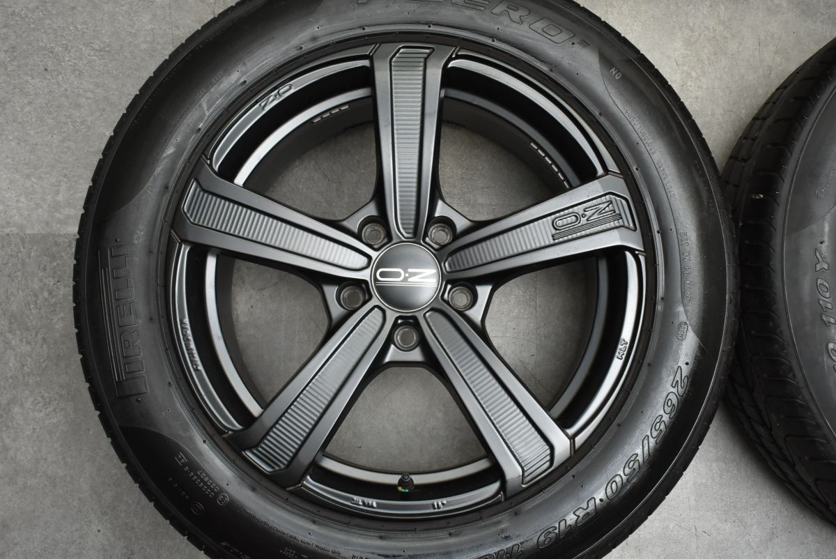 美品】OZレーシング モンテカルロ HLT 19in 9J +50 PCD130 ピレリ P 