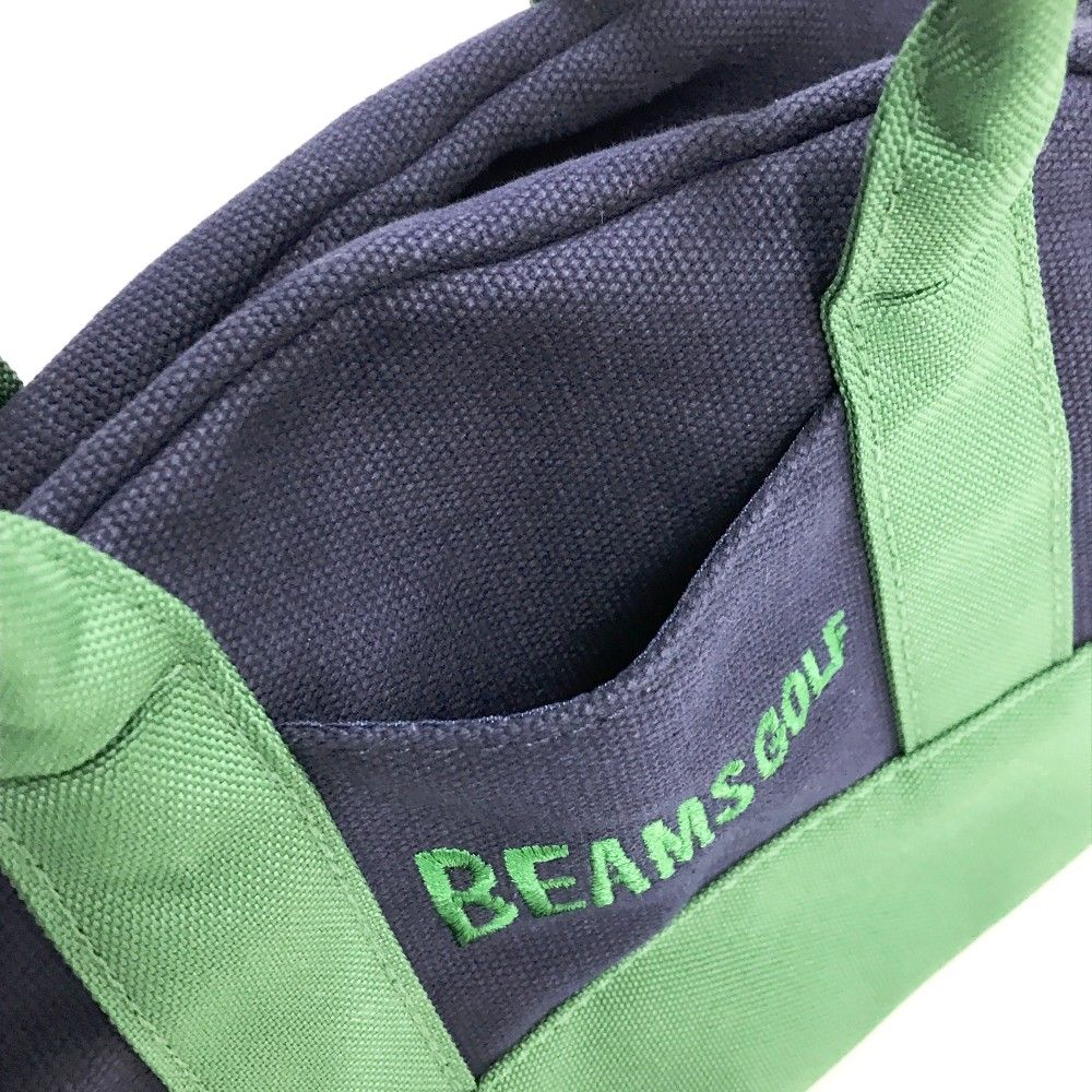 BEAMS GOLF ビームスゴルフ 保冷付 カートバッグ ネイビー系